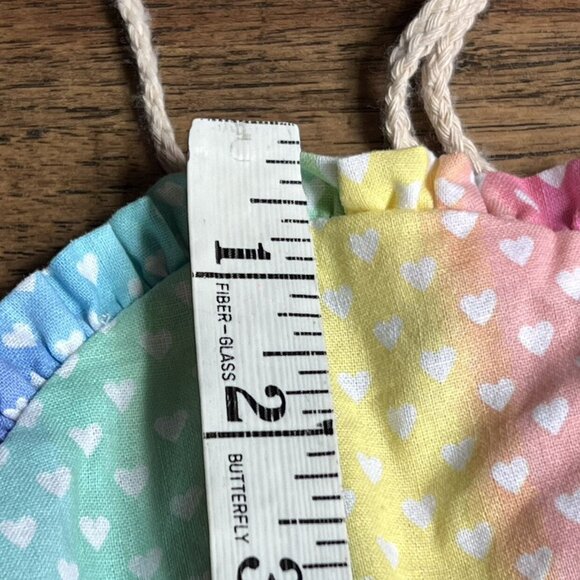 Le Petit Elle Zoe Rainbow Hearts Dress 6y - Picture 3 of 10